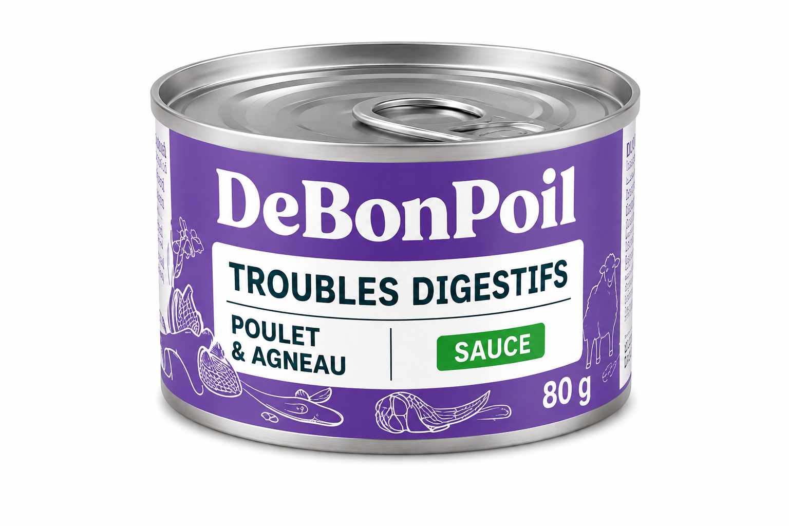 poulet et agneau en sauce