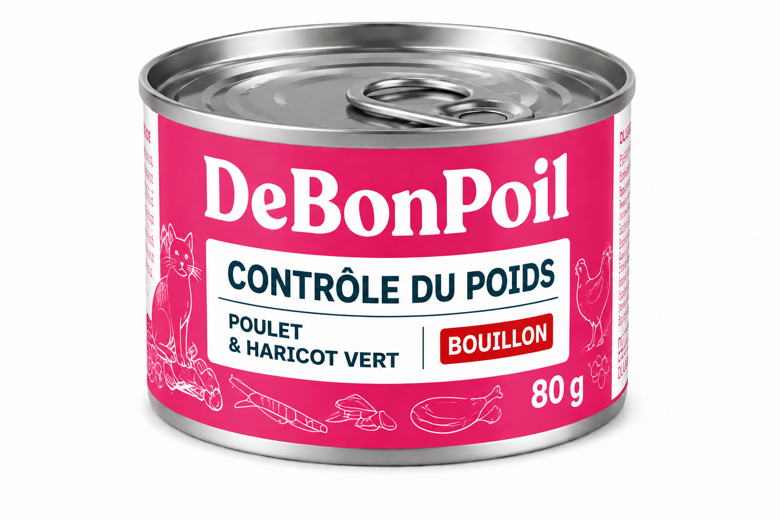 poulet et haricot vert en bouillon