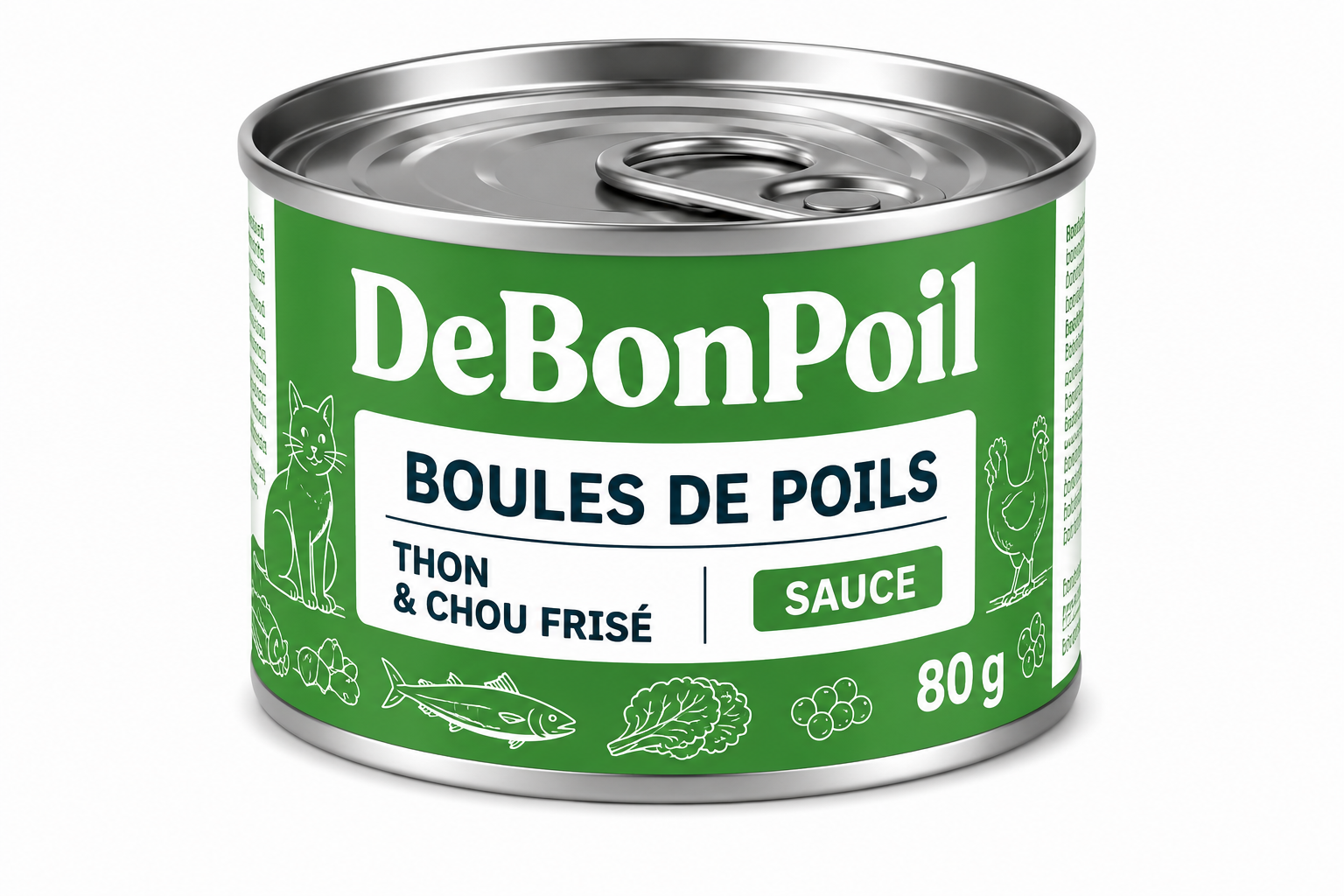 thon &amp; chou frisé en sauce