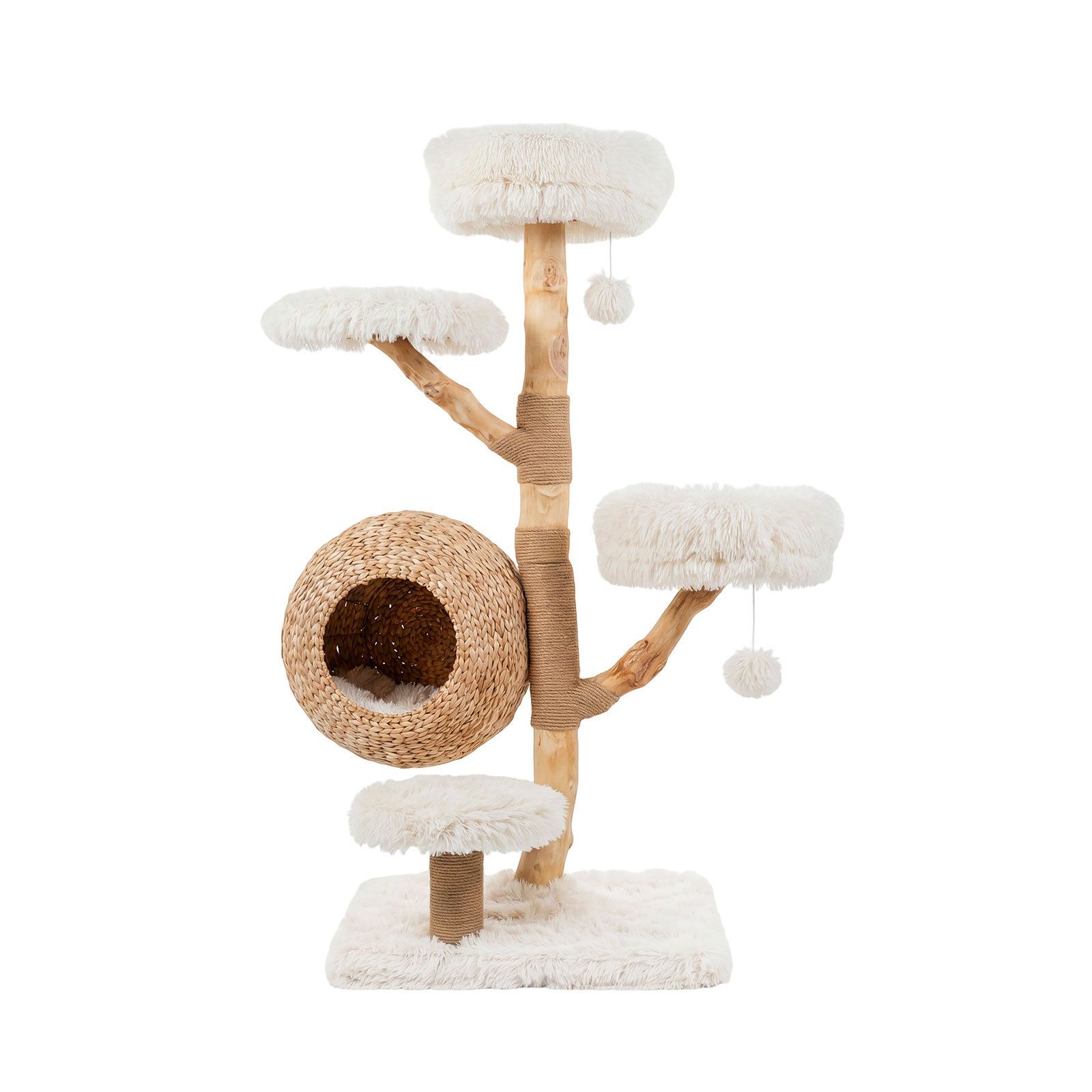 Arbre-a-Chat-en-Bois-Massif-Poirier-137-cm-Tour-pour-Chat-5-Niveaux-Niche-Tress-e-Coussins-Doux-Amov-mediaId105151229-1783395991