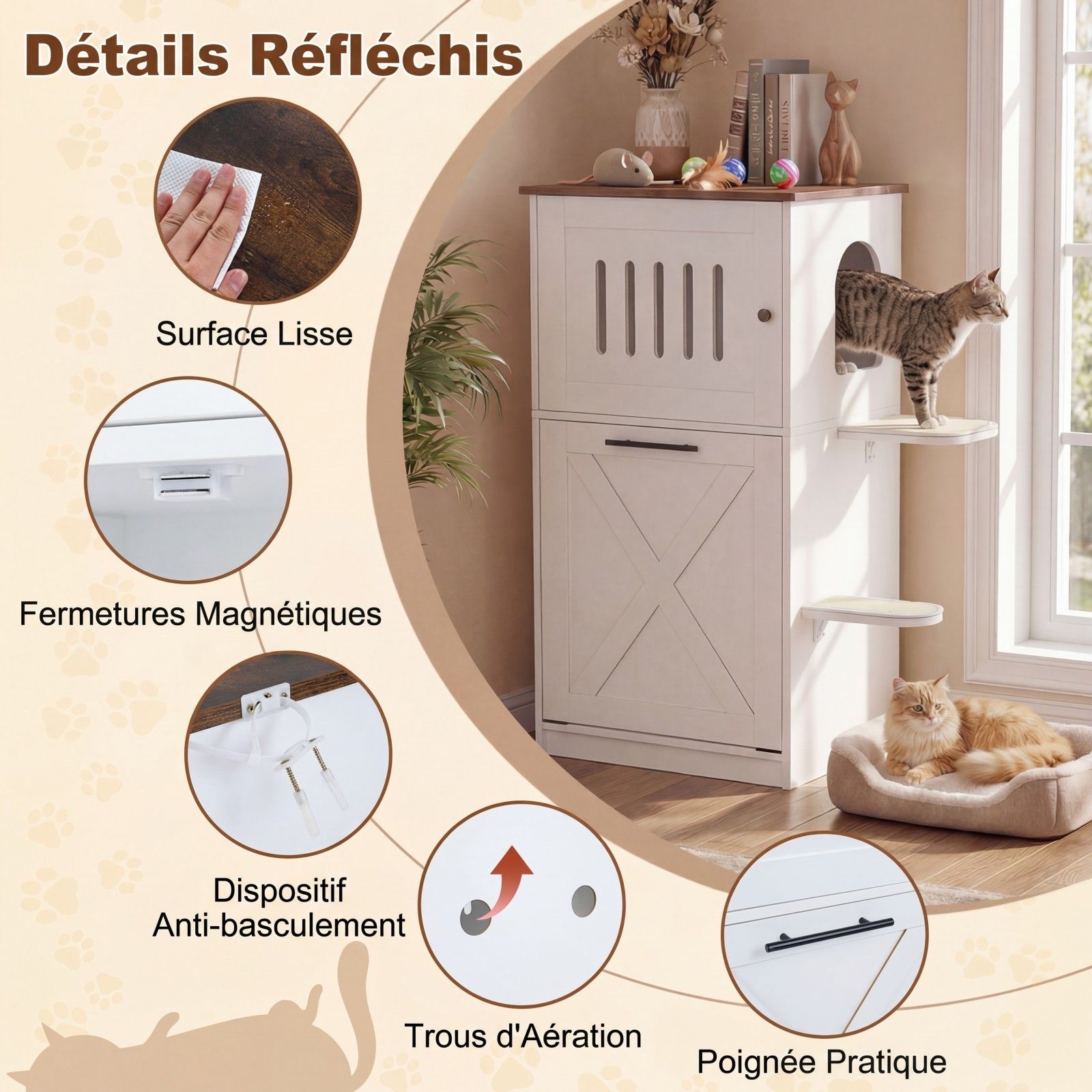 Maison-de-Toilette-Chat-en-Bois-avec-Armoire-de-Rangement-Rabattable-2-Tapis-Griffer-en-Sisal-2-Plat-mediaId104463968-1778060104