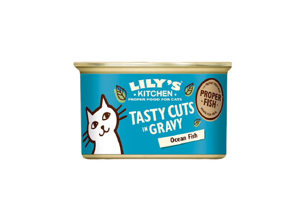 LILY\'S KITCHEN Tasty Cuts Délicieuses bouchées en sauce 85g, Poissons de la mer