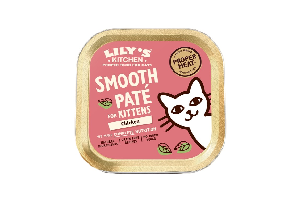 LILY\'S KITCHEN Pâtée Sans Céréales pour Chaton 85g, Poulet