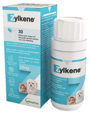Vetoquinol - Zylkene 75 mg / 1-10 kg x 30 comprimés