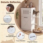 Maison-de-Toilette-Chat-en-Bois-avec-Armoire-de-Rangement-Rabattable-2-Tapis-Griffer-en-Sisal-2-Plat-mediaId104463968-1778060104