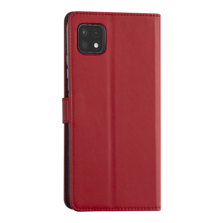 samsung-galaxy-a22-5g-book-type-housse-rouge-porte
