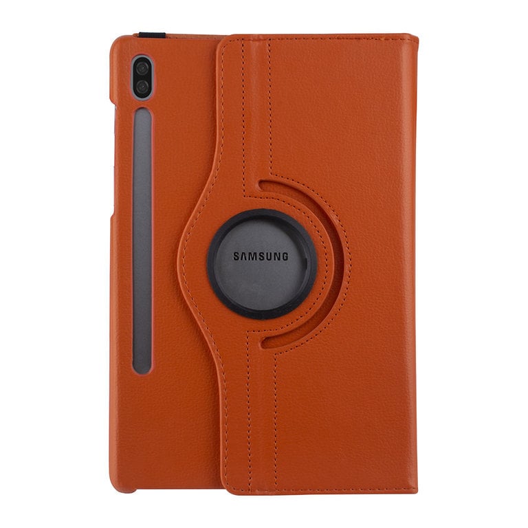 galaxy-tab-hoesjes-tab-s6-orange-tablet-housse-pu