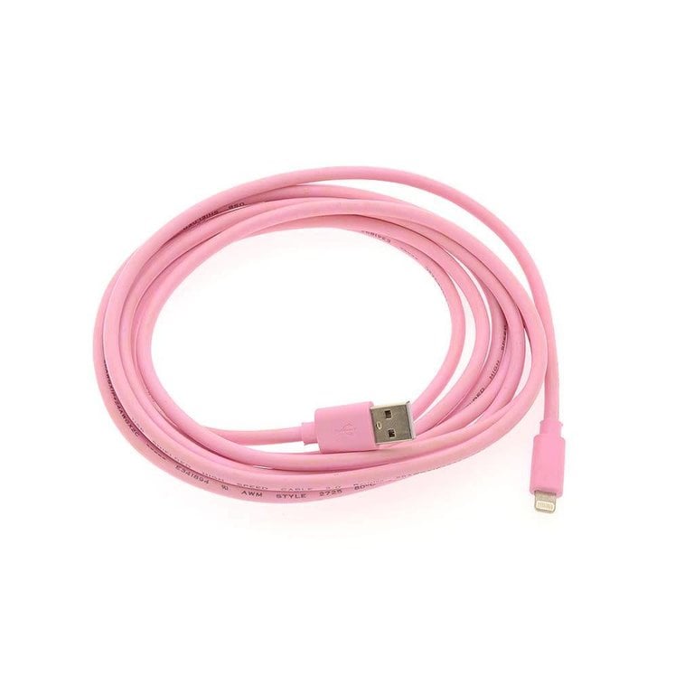 apple-lightning-3m-datakabel-roze