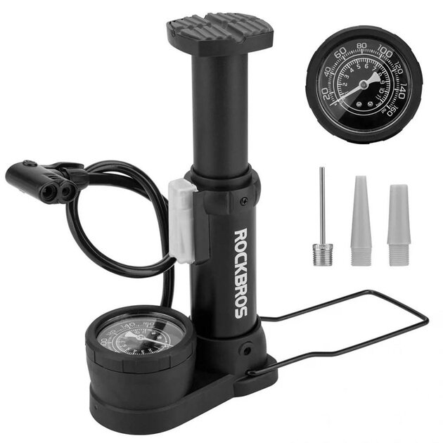 Pompe À Vélo, Pompes Vélo avec Manometre, Mini Pompe pour Vélo avec