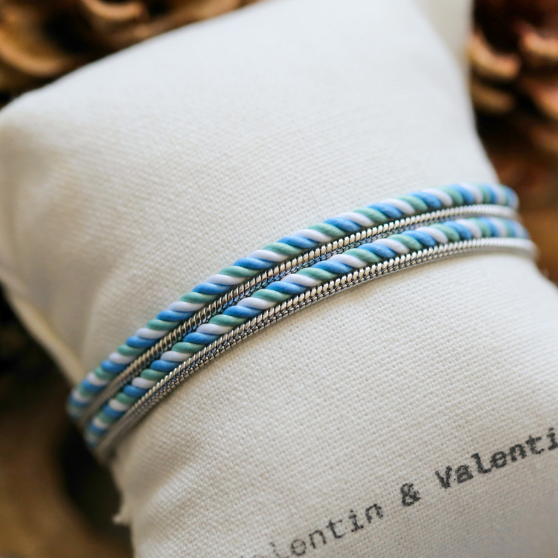 bracelet-argent-valentin-mixte:bleuvert-coussin2
