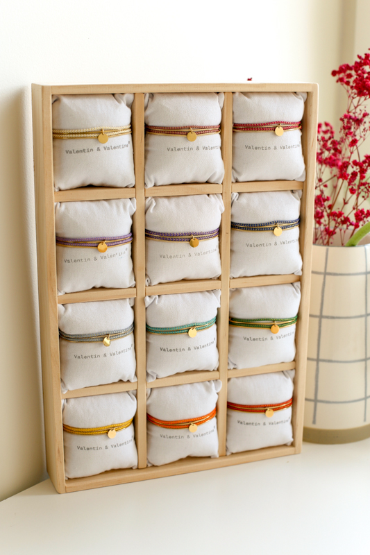 Pack de 36 Valentine - Pailleté/Personnalisable
