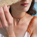 bijou-collier-porte-valentine-orange-argent-2