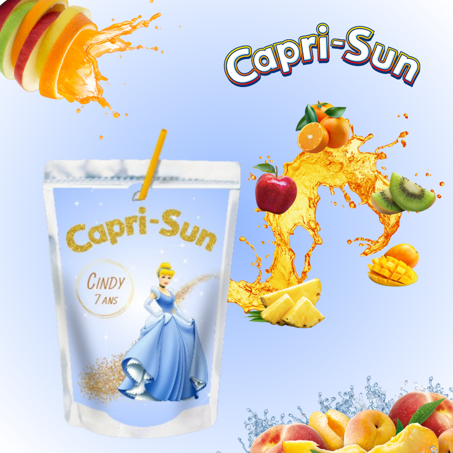 Capri-sun-personnalise-cendrillon-Boisson-personnalise-princesse-cendrillon-Caprisun-personnalisable-disney