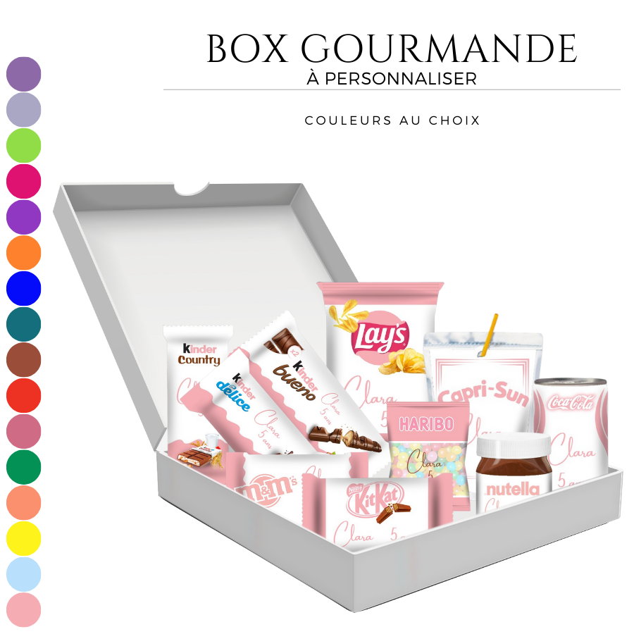 Box Gourmande Couleurs