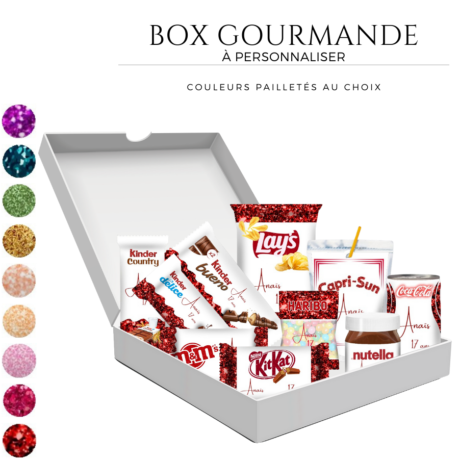 Box Gourmande Pailletés