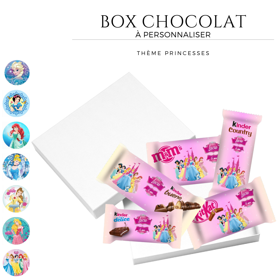 Chocolat-personnalise-princesse-disney-Coffret-de-chocolat-a-personnaliser-princesse-Box-de-chocolat-personnalise-fille