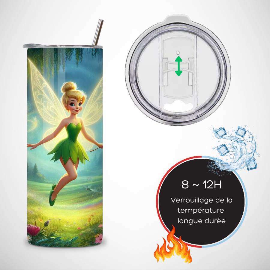 Tumbler-personnalise-disney-Gourde-disney-personnalisable-Gobelet-paille-disney