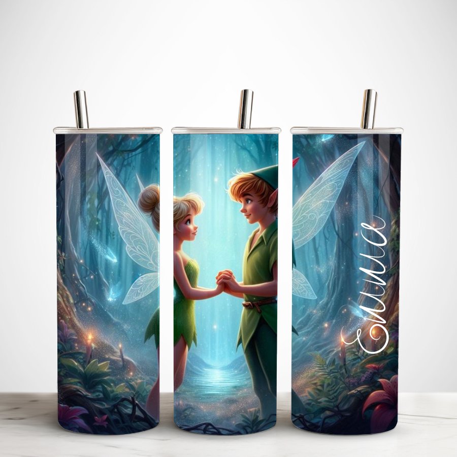 Gobelet-personnalise-peter-pan-Tumbler-peter-pan-Gourde-personnalisable-disney