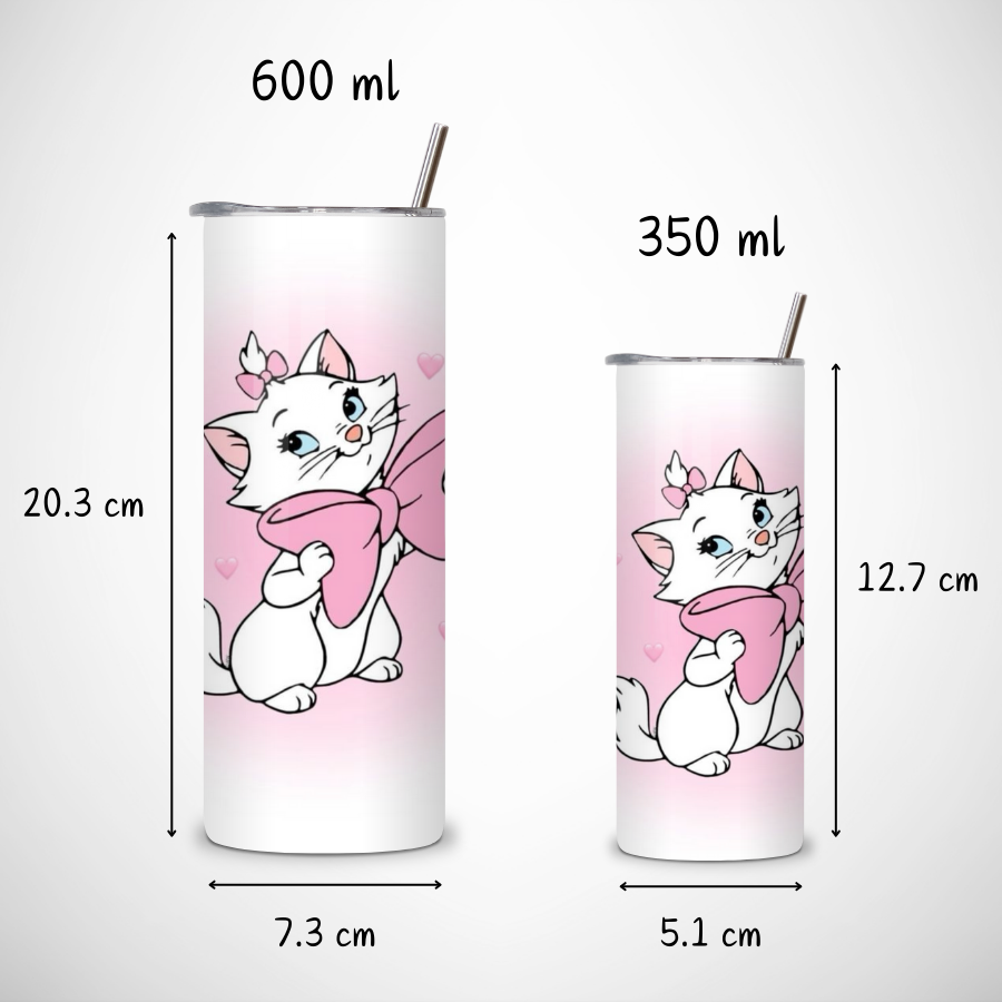 Gourde-personnalisee-marie-aristochat-Tumbler-disney-marie-Gobelet-personnalisable-marie-chat