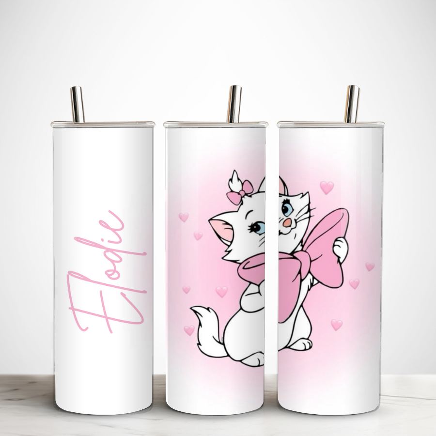 Gourde-personnalisee-marie-aristochat-Tumbler-disney-marie-Gobelet-personnalisable-marie-chat
