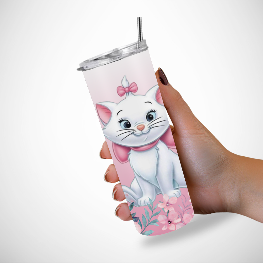 Tumbler-personnalise-marie-Gobelet-personnalisable-marie-aristochat-Gourde-isotherme-a-personnaliser-disney