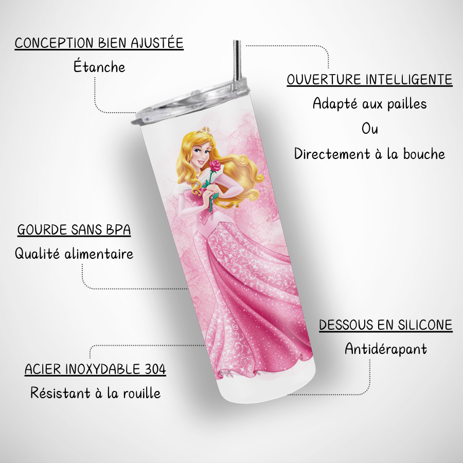Verre-avec-couvercle-personnalise-disney-Gourde-personnalisable-princesse-disney-aurore-Gobelet-a-personnaliser-la-belle-au-bois-dormant