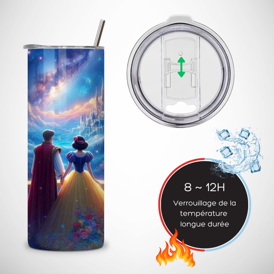 Tumbler-personnalise-blanche-neige-Gourde-a-personnaliser-blanche-neige-Gobelet-personnalisable-blanche-neige