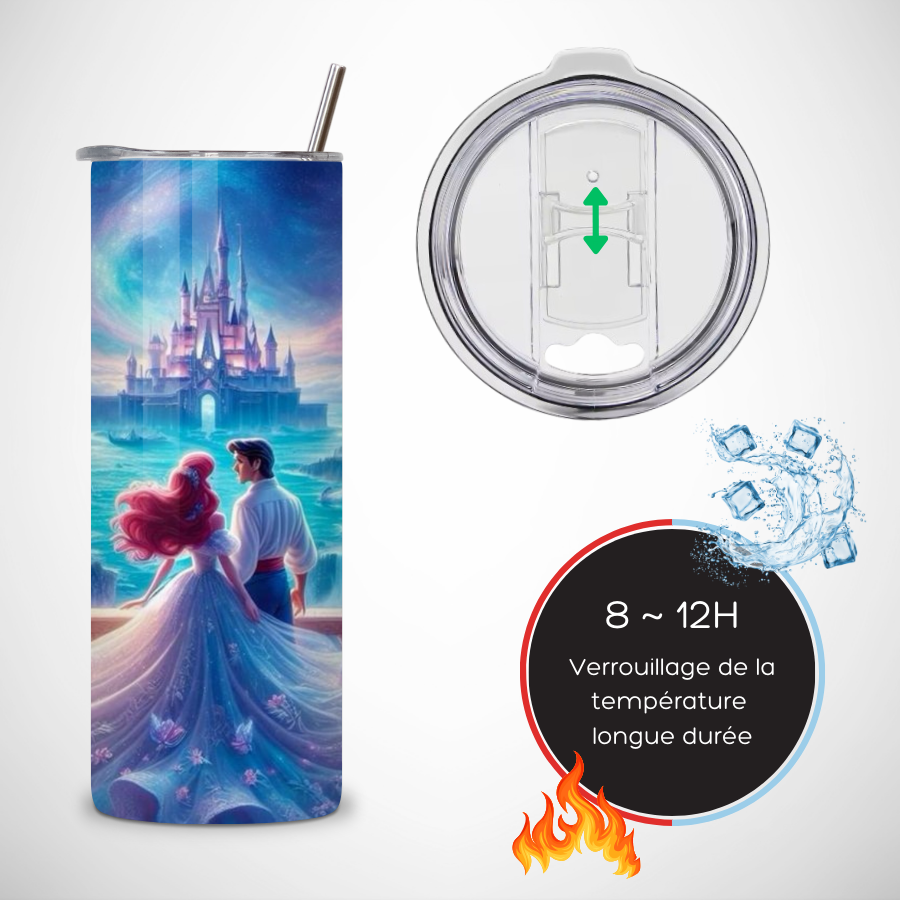 Gobelet-isotherme-personnalisable-la-petite-sirene-Gourde-isotherme-personnalisee-la-petite-sirene-Verre-avec-couvercle-personnalise-ariel-la-petite-sirene