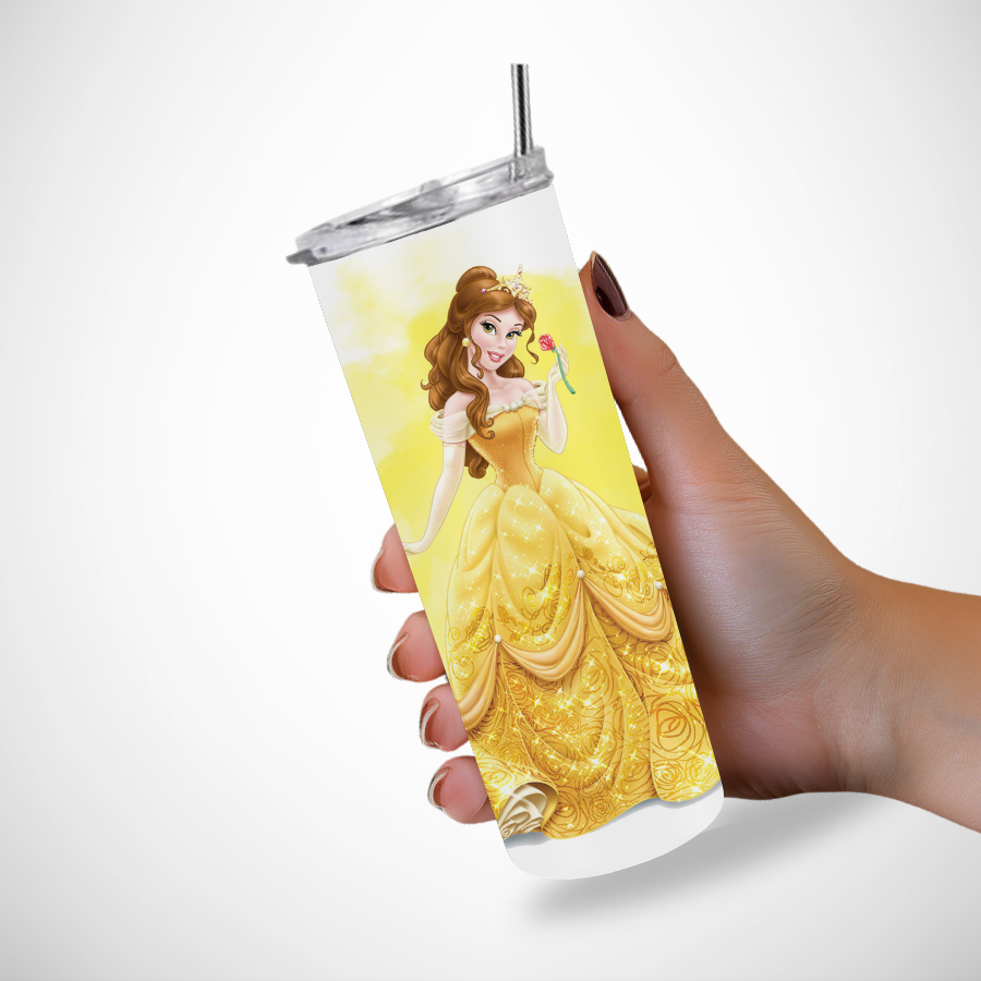 Gourde-personnalisee-la-belle-et-la-bete-Gobelet-personnalisable-belle-la-belle-et-la-bete-Gourde-isotherme-princesses-disney
