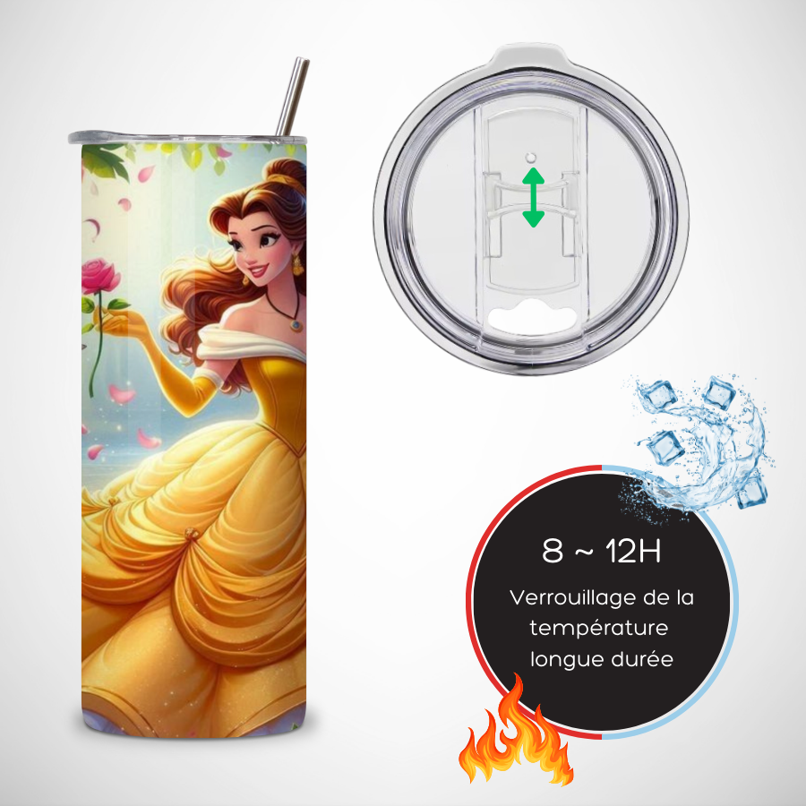 Gourde-personnalisee-la-belle-et-la-bete-Accessoires-personnalisable-disney-Cadeaux-a-personnaliser-disney