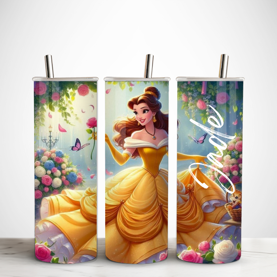 Gourde-personnalisee-la-belle-et-la-bete-Accessoires-personnalisable-disney-Cadeaux-a-personnaliser-disney