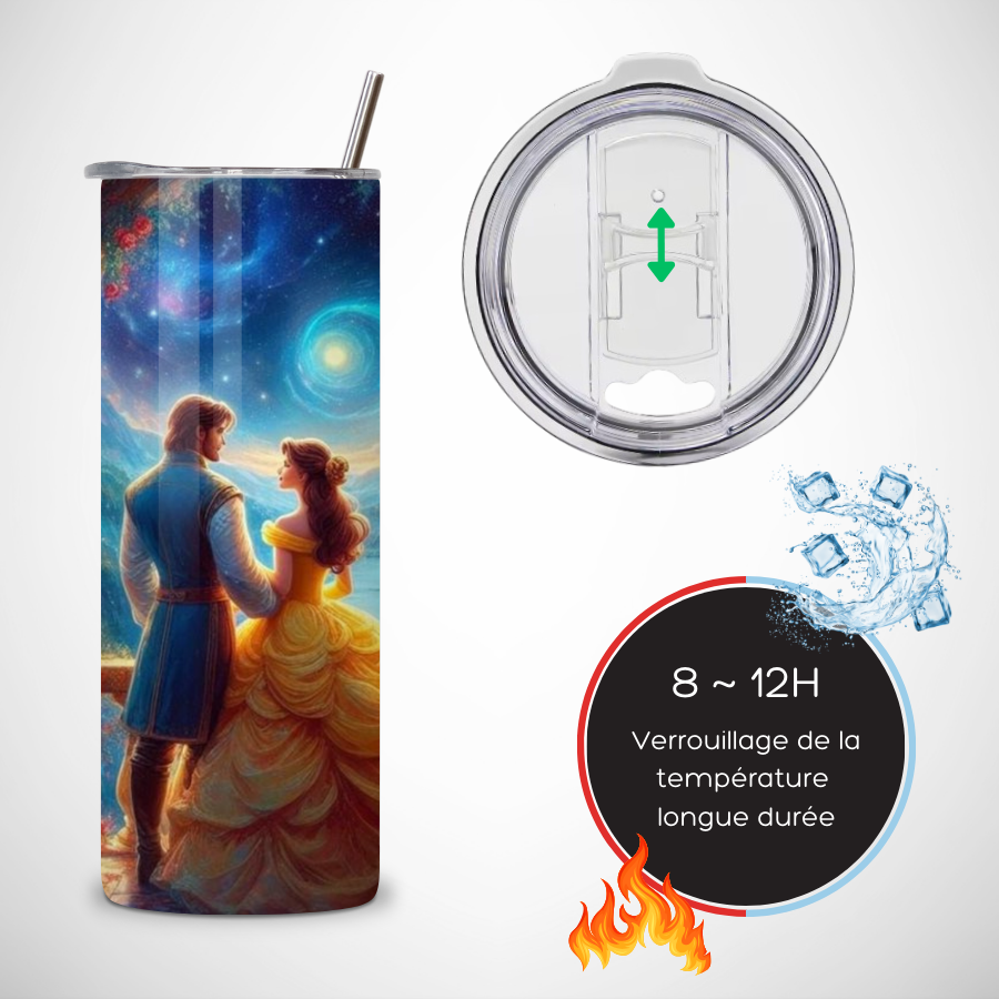 Gourde-personnalisee-la-belle-et-la-bete-Accessoires-personnalisable-disney-Cadeaux-a-personnaliser-disney