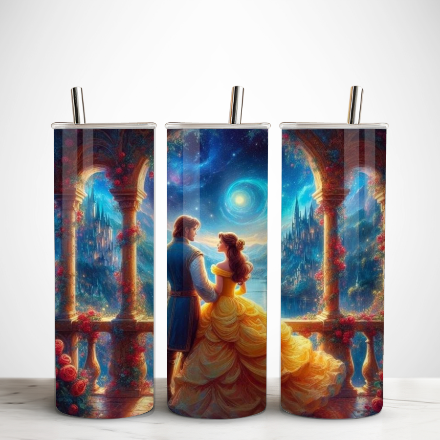 Gourde-personnalisee-la-belle-et-la-bete-Accessoires-personnalisable-disney-Cadeaux-a-personnaliser-disney