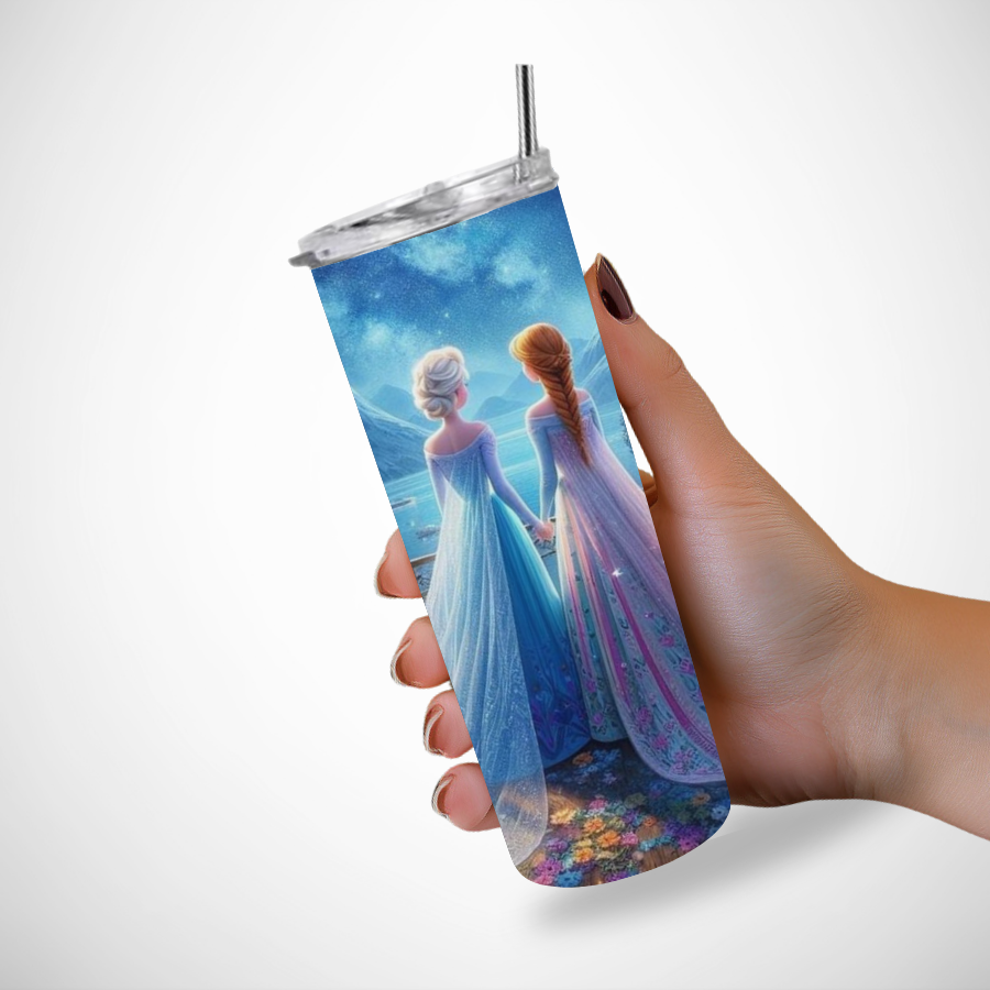 Gourde-isotherme-personnalisee-anna-et-elsa-la-reine-des-neiges-Accessoires-personnalisables-la-reine-des-neiges-Cadeaux-a-personnaliser-reine-des-neiges