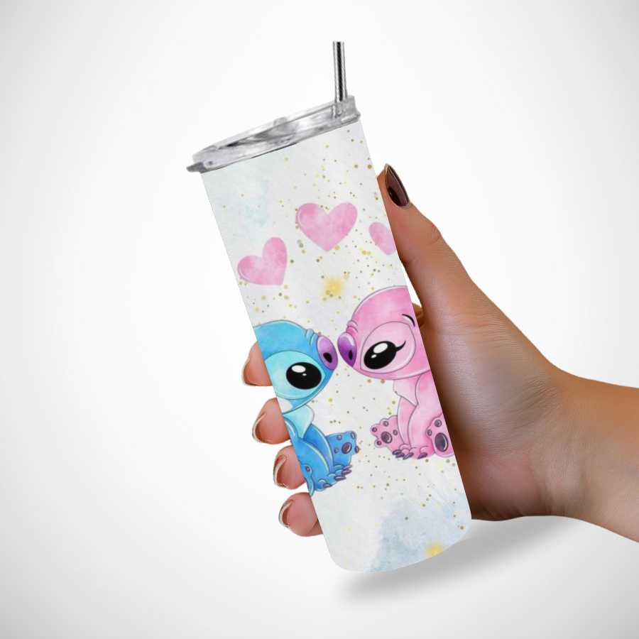 Gourde-personnalisee-stitch-et-angel-Gobelet-avec-couvercle-personnalisable-stitch-rose-Accessoires-personnalises-stitch