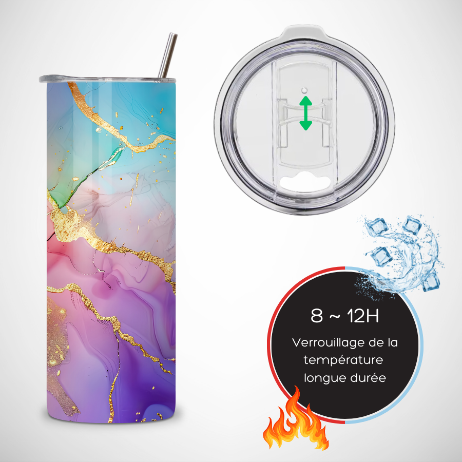 Gobelet-personnalisable-marbre-Gourde-isotherme-a-personnaliser-effet-marbre-Tumbler-personnalise-marbres