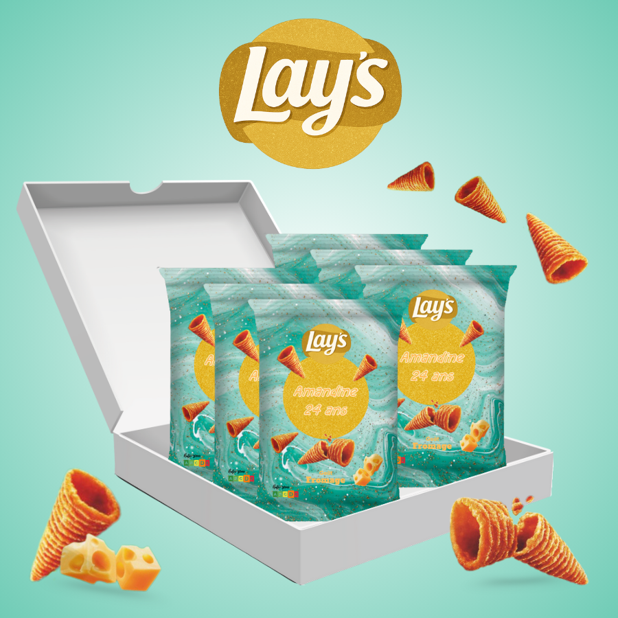Cone-3d-lays-personnalise-Biscuits-salés-personnalisable-Gateau-a-personnaliser-prenom