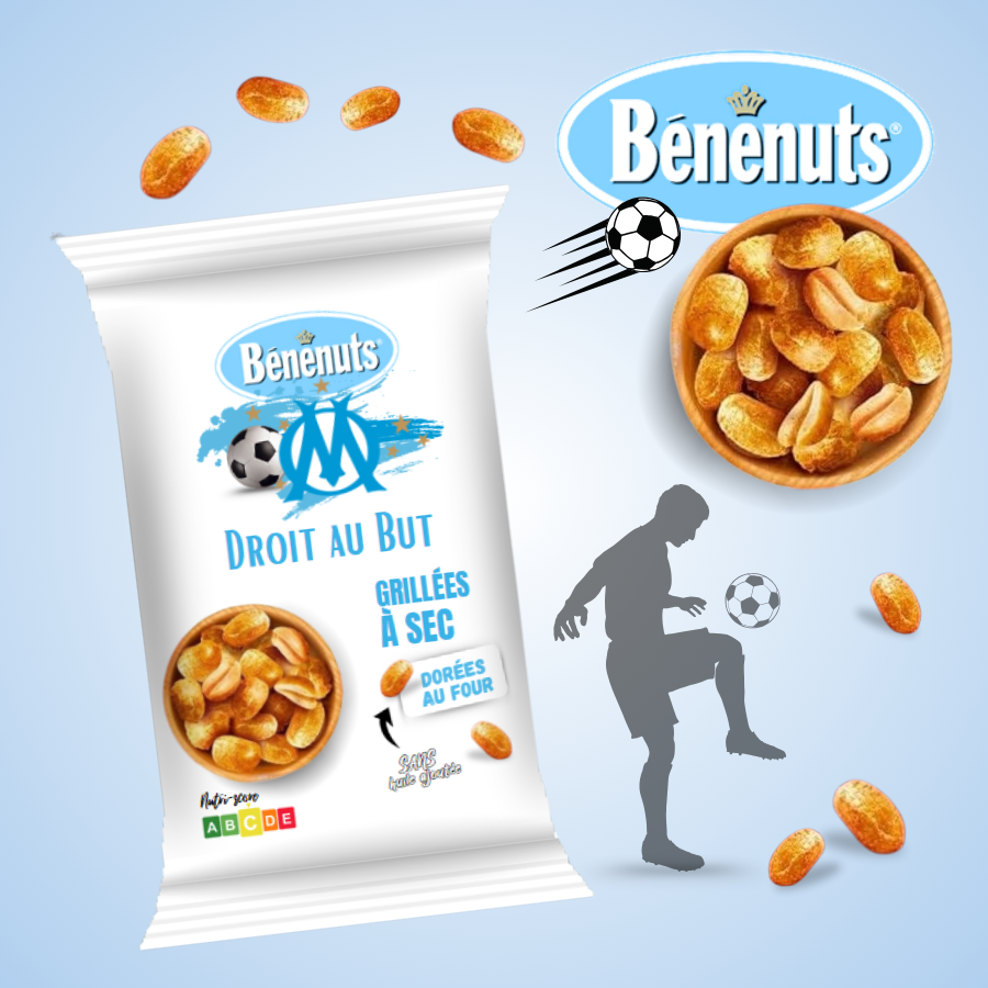 Gateaux-aperitif-personnalises-football-om-Cacahuetes-benenuts-personnalisable-foot-marseille-Biscuits-personnalises-theme-foot-marseille