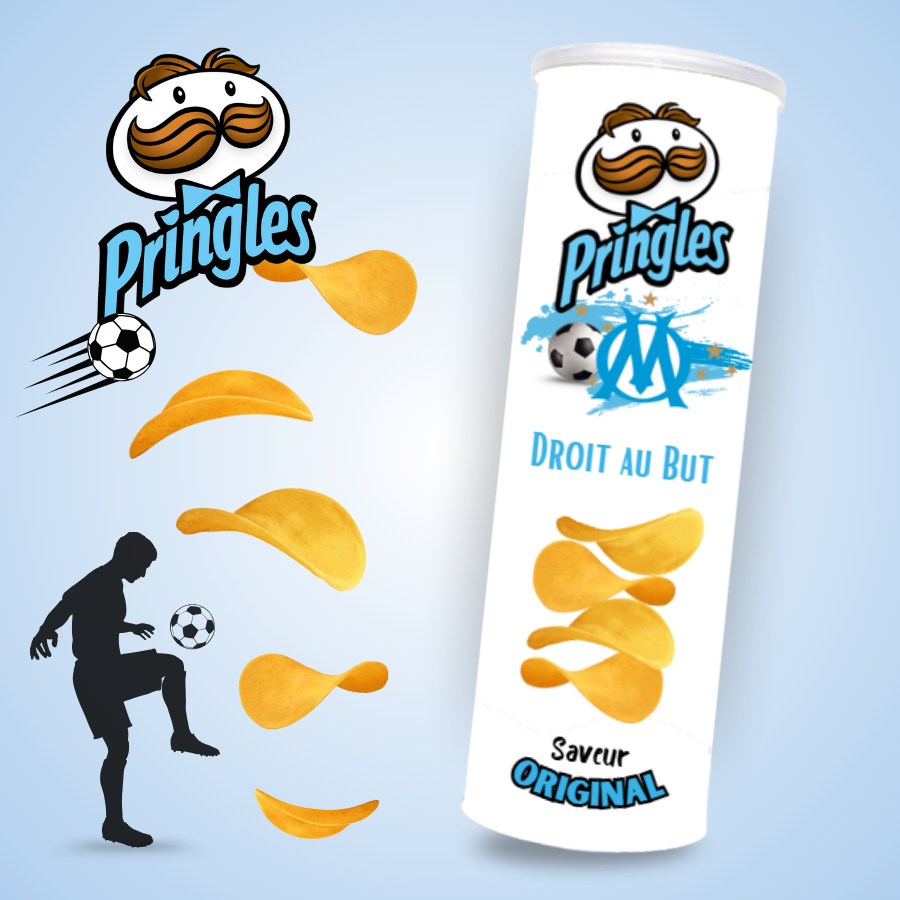 Chips-pringles-a-personnaliser-football-marseille-Pringles-personnalisable-foot-om-Emballage-chips-personnalise-foot-ball-marseille