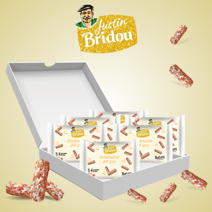 Saucisses-aperitif-personnalisees-Saucissons-a-personnaliser-Batons-saucisses-justin-bridou-personnalisable