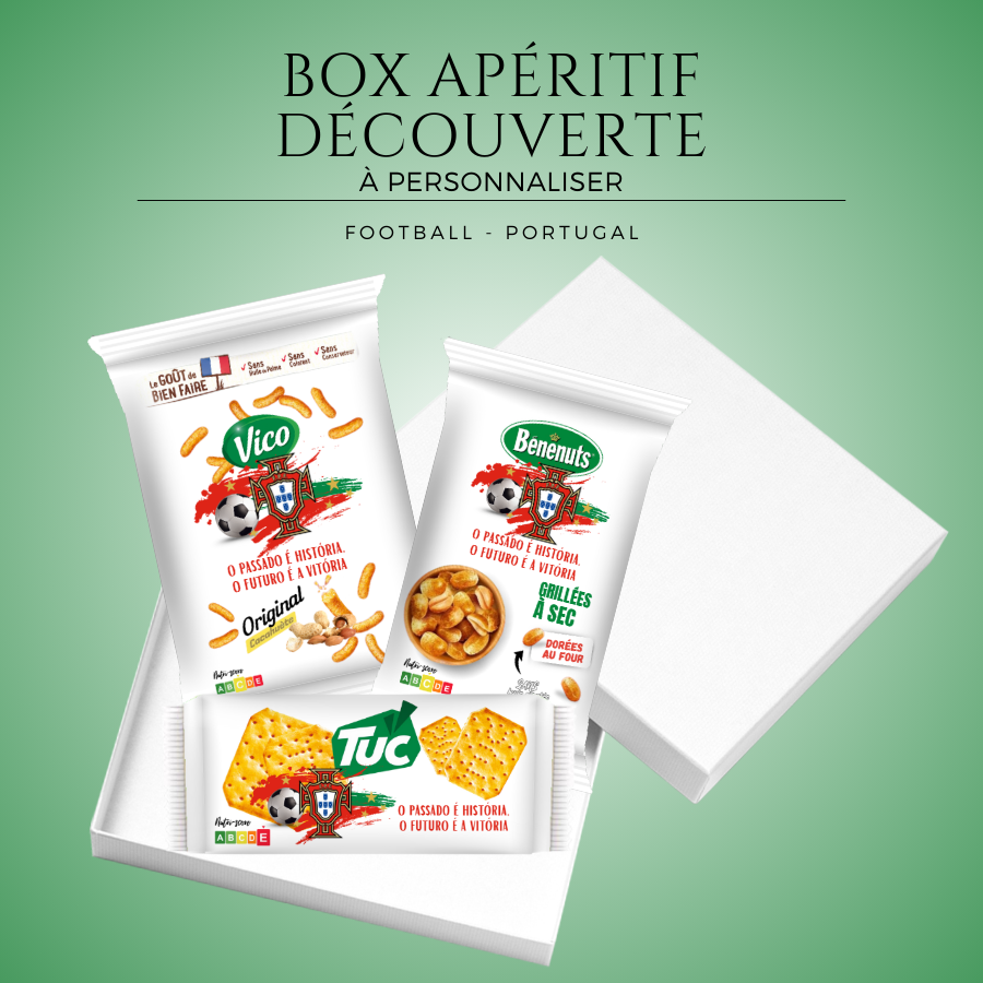 Box-aperitif-a-personnaliser-football-portugal-Coffret-gateaux-sales-personnalisable-foot-portugal-Coffret-cadeau-aperitif-personnalise-foot-ball-portugal