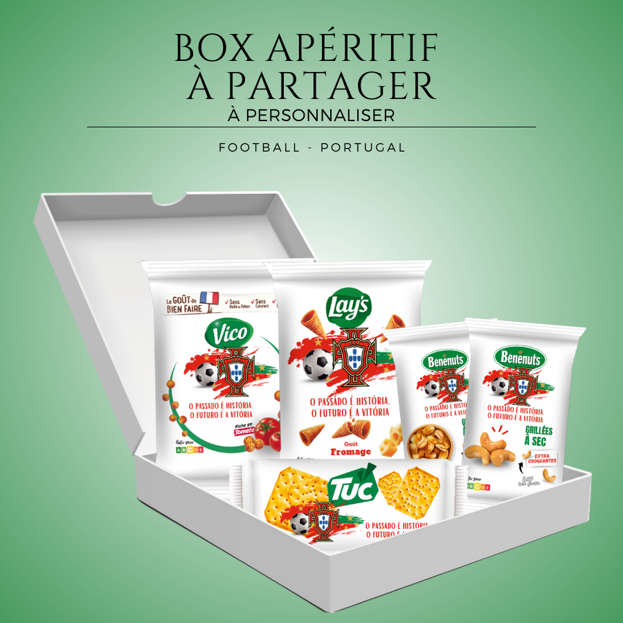 Box-aperitif-a-personnaliser-football-portugal-Coffret-gateaux-sales-personnalisable-foot-portugal-Coffret-cadeau-aperitif-personnalise-foot-ball-portugal