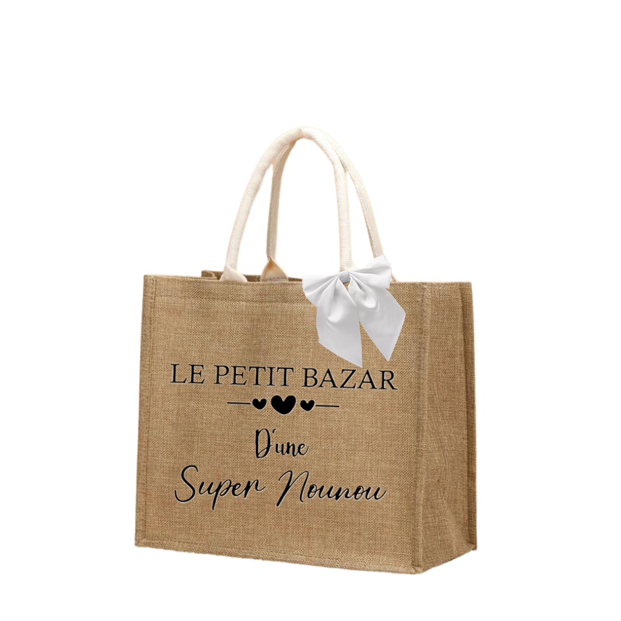 Grand-sac-en-jute-personnalise-Sac-luxe-imprime-Sac-cabas-tendance-imprime