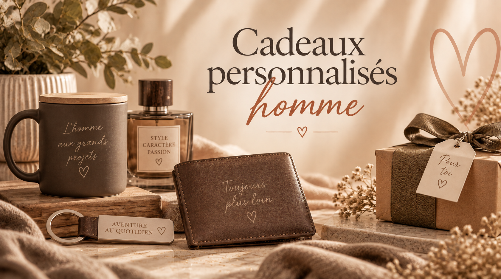 Cadeaux personnalisés pour hommes