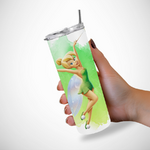 Gourde-personnalisee-fee-clochette-Gourde-avec-paille-a-personnaliser-disney-Tumbler-personnalise-peter-pan