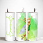 Gourde-personnalisee-fee-clochette-Gourde-avec-paille-a-personnaliser-disney-Tumbler-personnalise-peter-pan