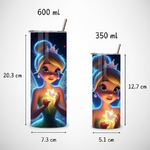 Gourde-personnalisee-fee-clochette-Gourde-avec-paille-a-personnaliser-disney-Tumbler-personnalise-peter-pan