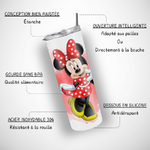 Tumbler-personnalise-minnie-Gourde-personnalisable-minnie-Gobelet-paille-minnie