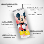 Tumbler-personnalise-mickey-Gourde-personnalisable-mickey-Gobelet-paille-mickey