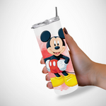 Tumbler-personnalise-mickey-Gourde-personnalisable-mickey-Gobelet-paille-mickey